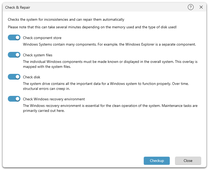 O&O Defrag 30 Professional - Repair