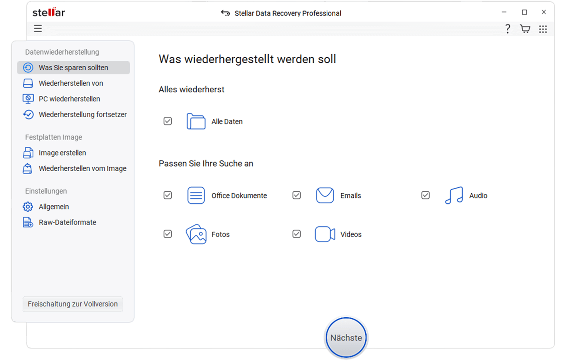 Data Recovery 12 Professional - Wiederherstellung 