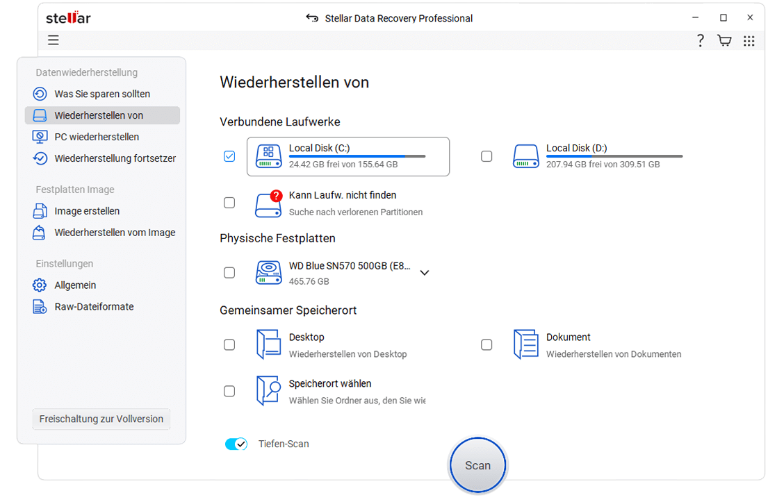Data Recovery 12 Professional - Datenträger