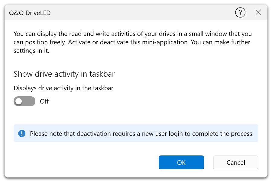 O&O Defrag 31 Professional Edition - DriveLED