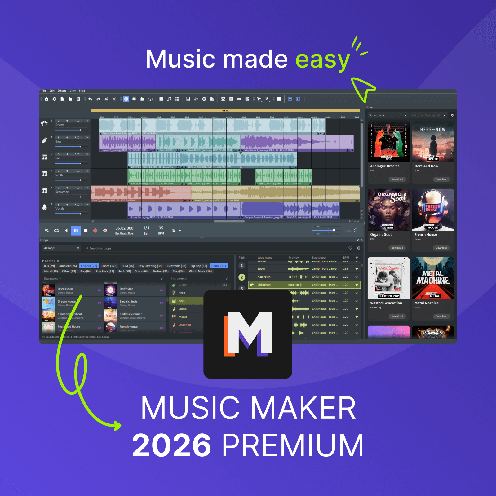 Music Maker 2026 Premium - Start