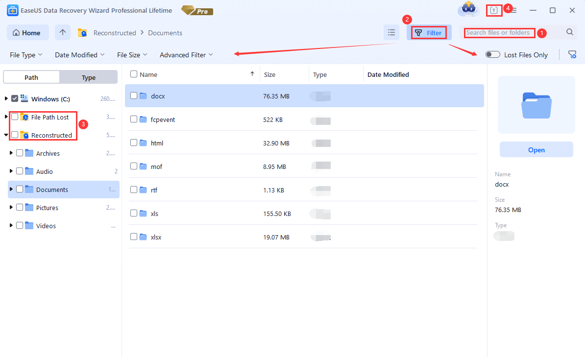 EaseUS Data Recovery - Example 8