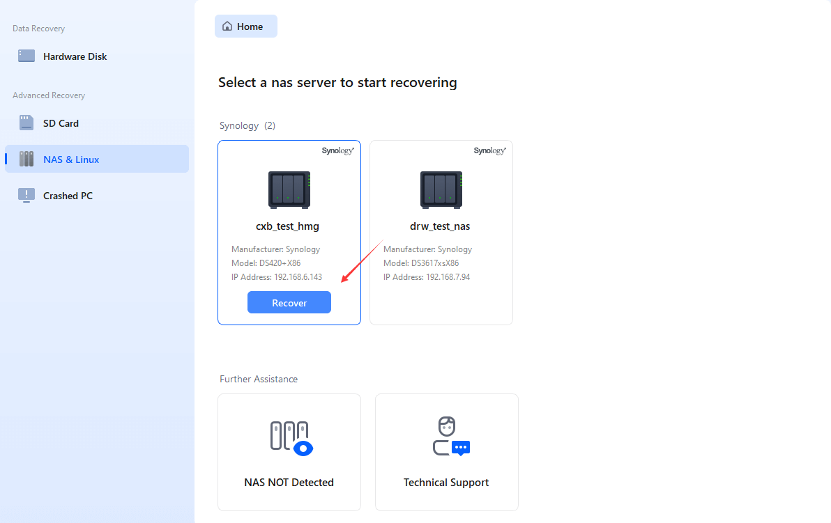 EaseUS Data Recovery - Example 5