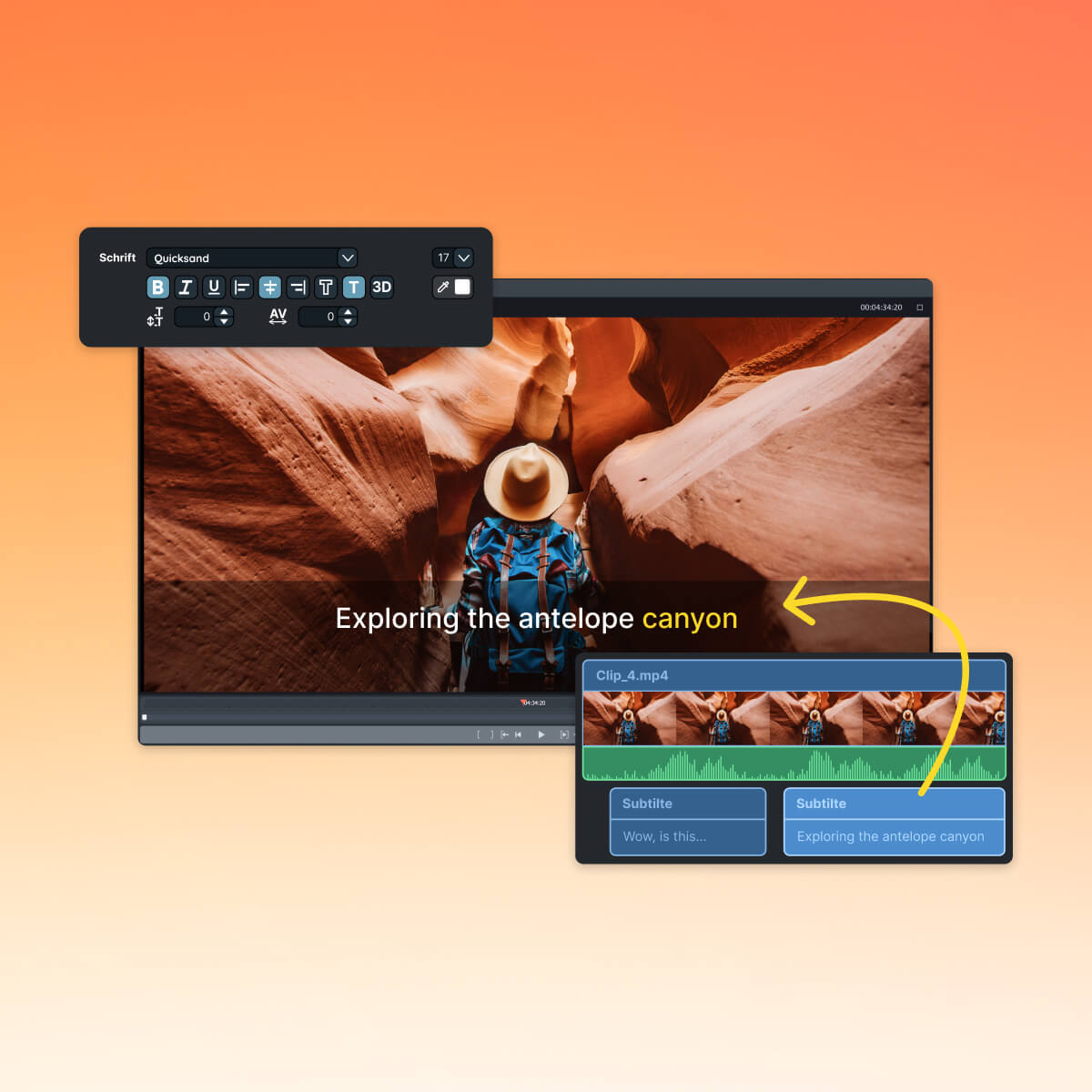 MAGIX Photostory Deluxe 2027 - Voiceovers and subtitles