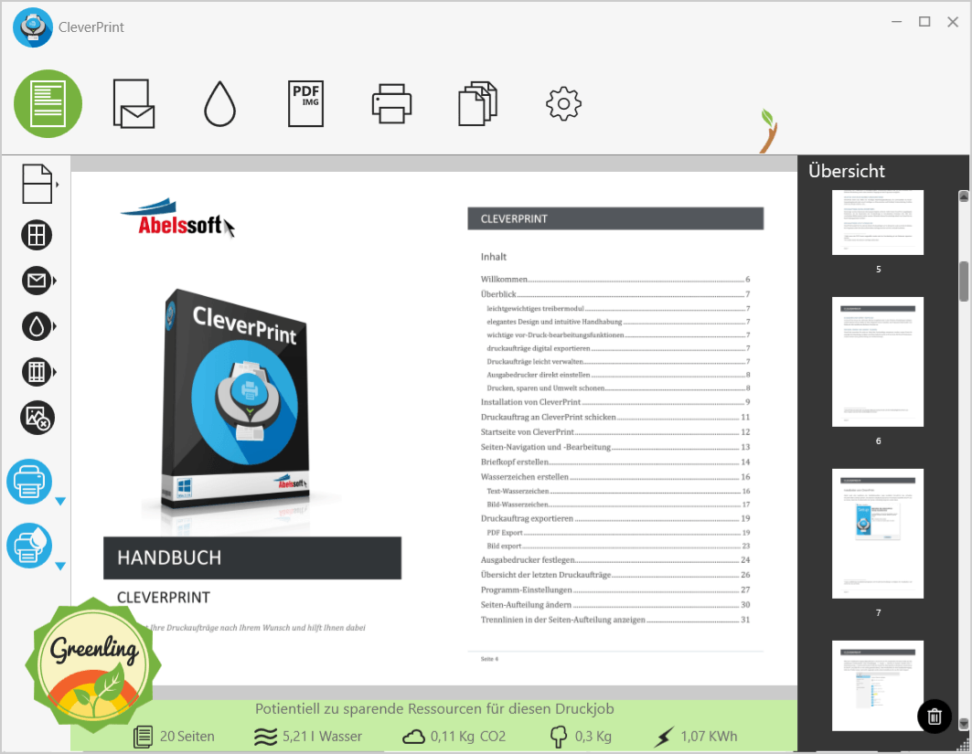 CleverPrint - Handbuch