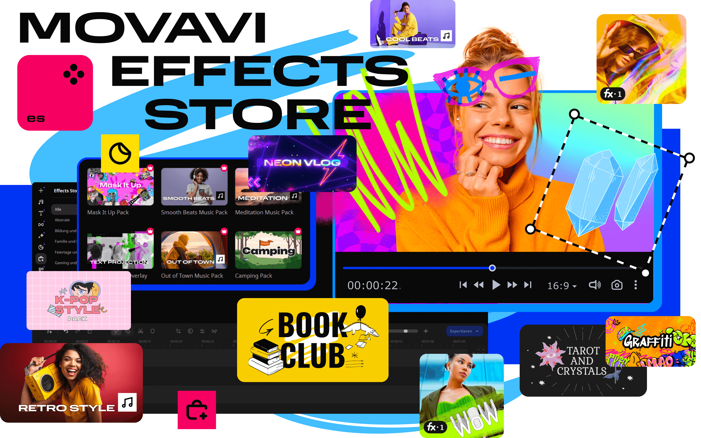 Movavi Video Editor 2024 - Effects-Store