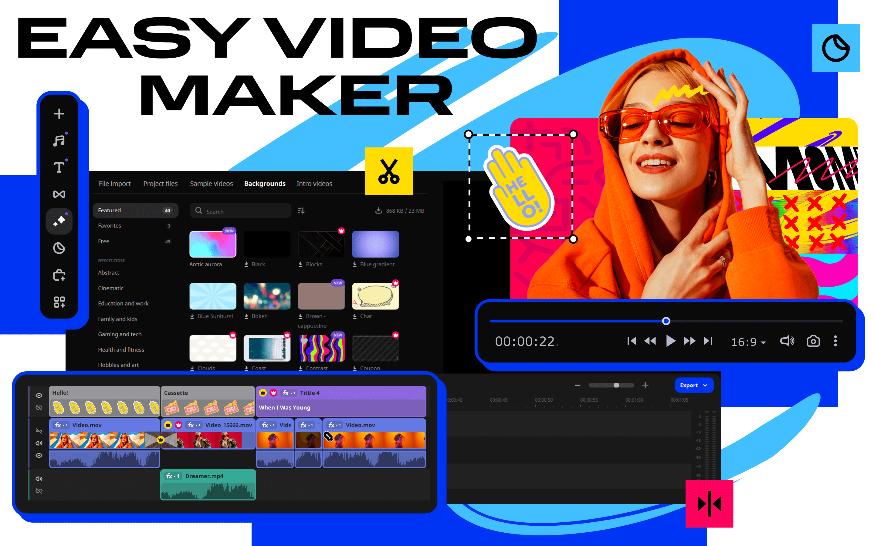 Movavi Video Editor 2024 - Video maker