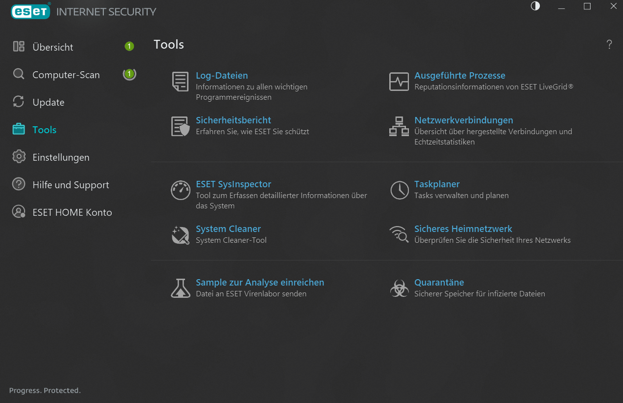 ESET Home Security Essential - Tools  