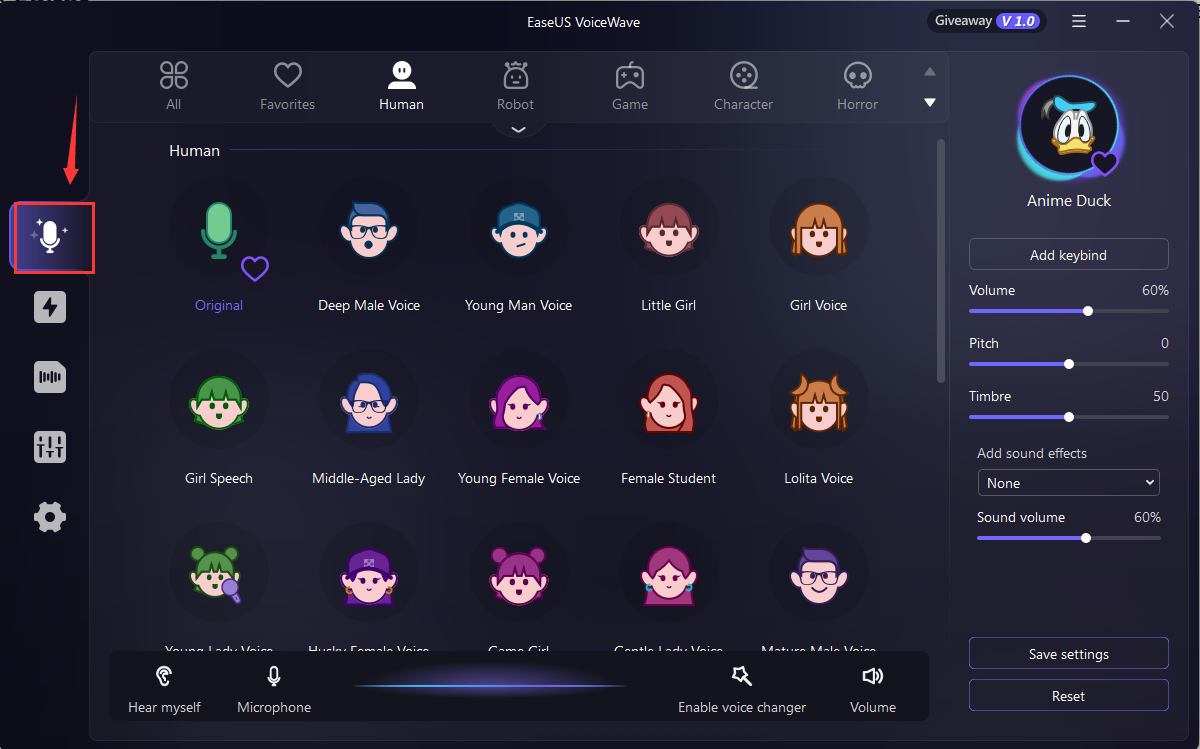 EaseUS VoiceWave - Example 1