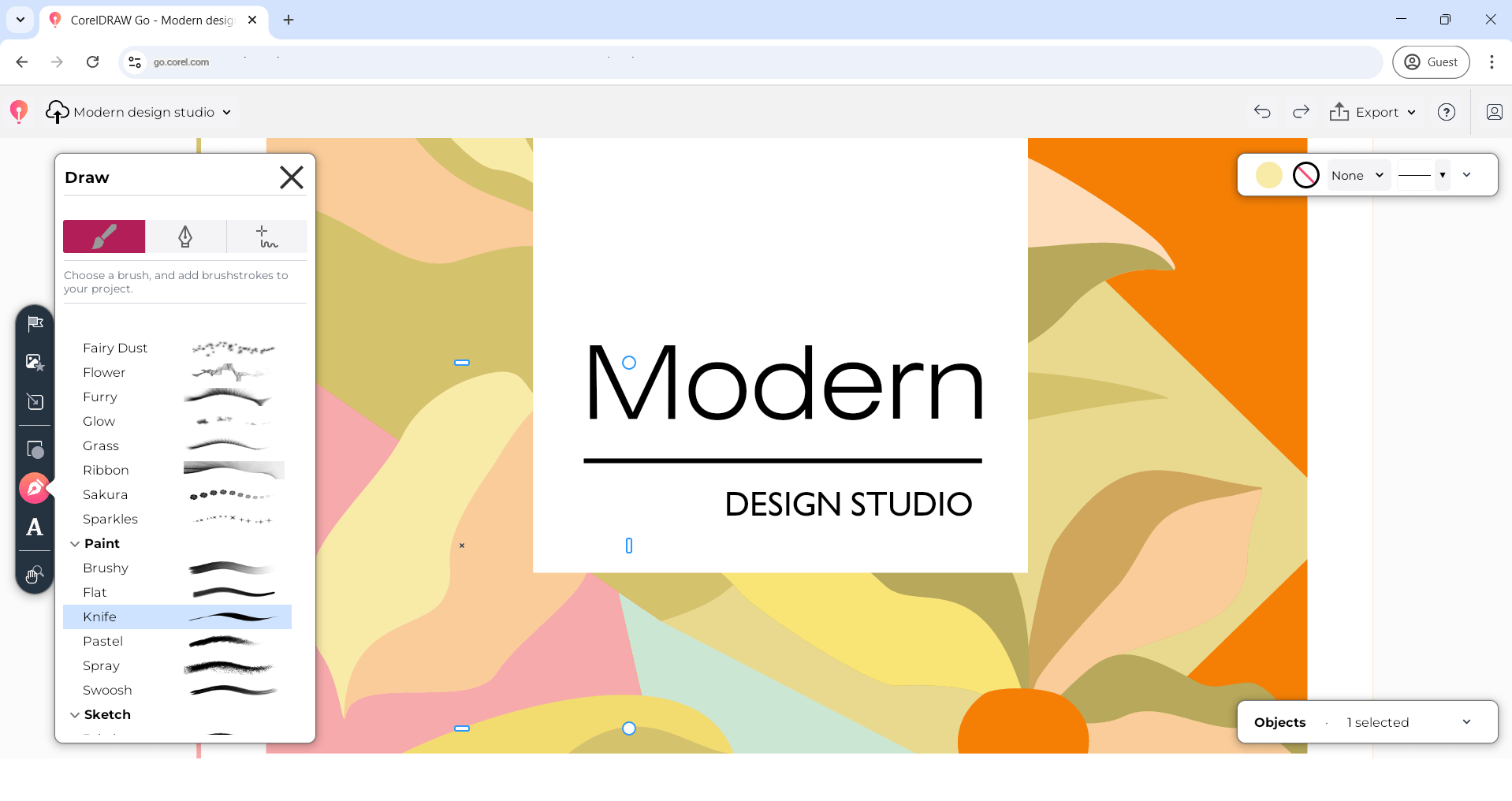 CorelDRAW Go - Example 3