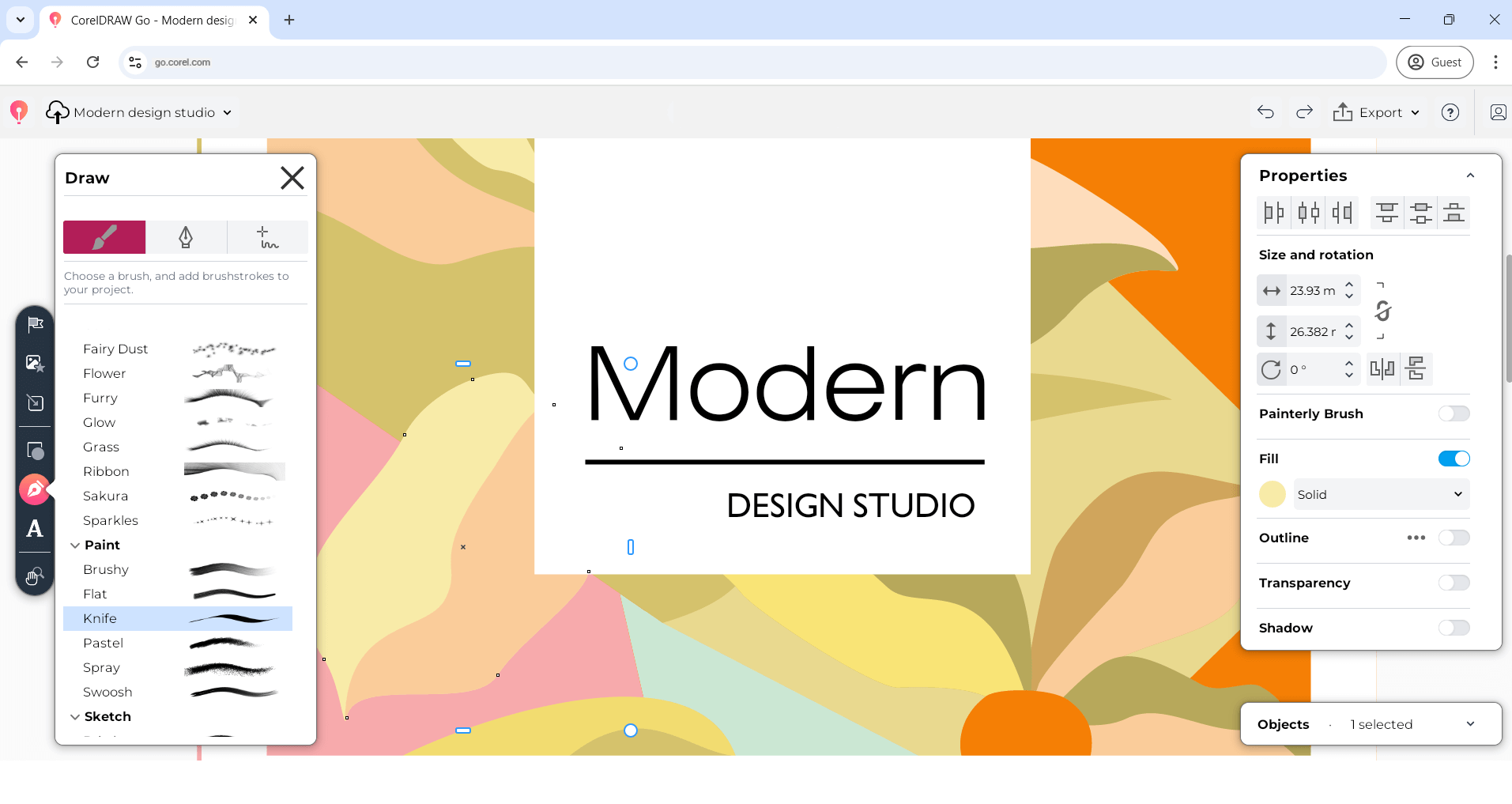 CorelDRAW Go - Example 2