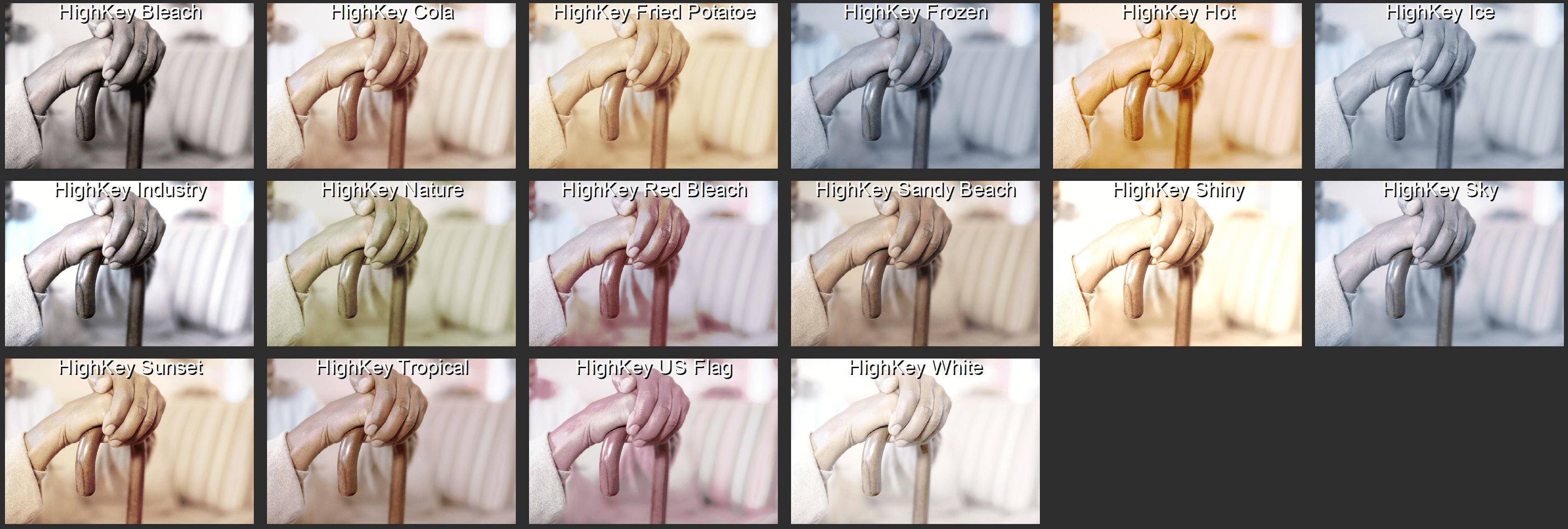 LUT Style Pack - High key 