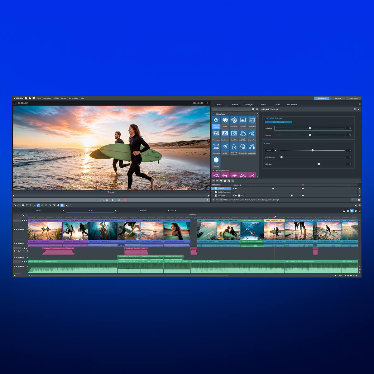 MAGIX Video deluxe Premium 2027 - Übersicht