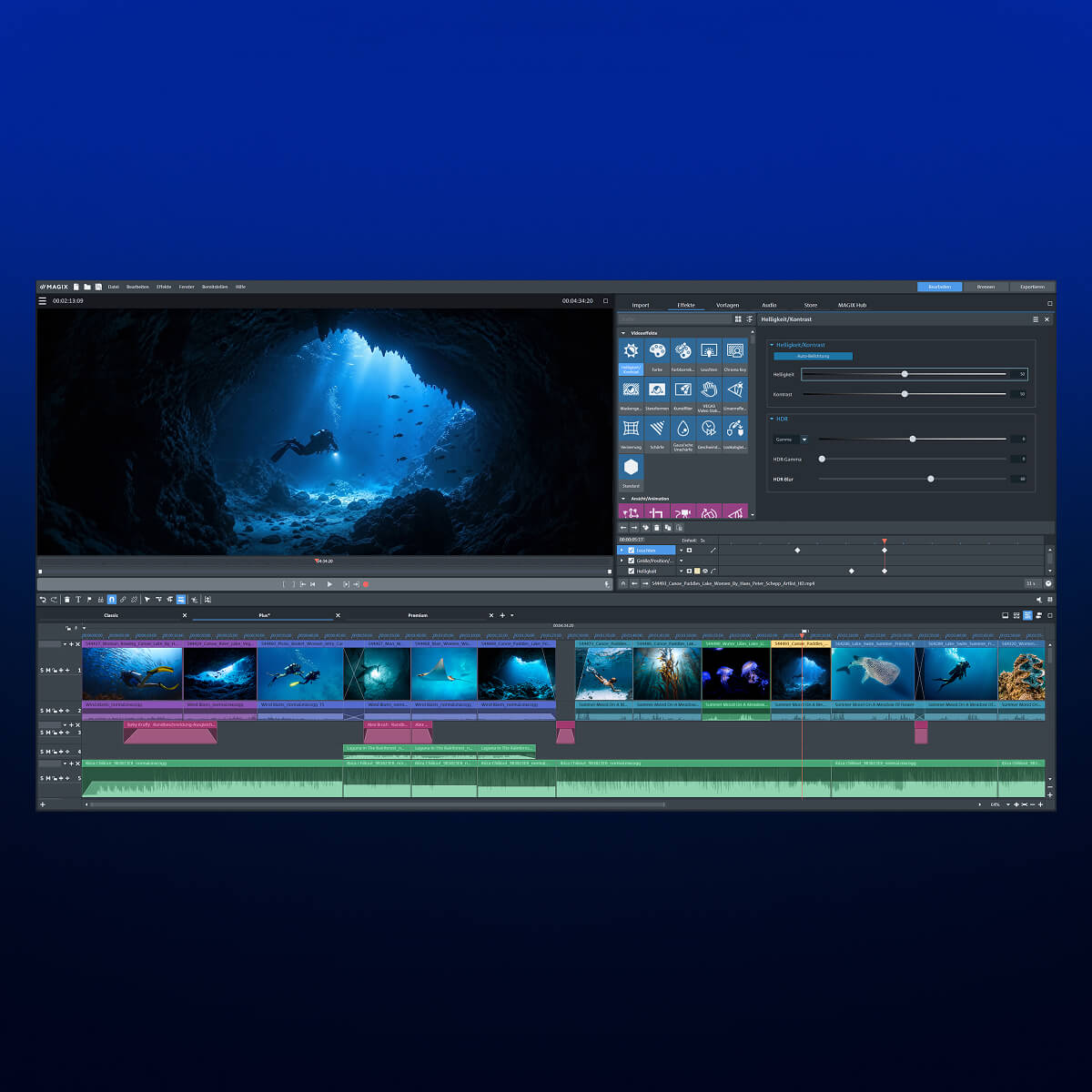 MAGIX Video deluxe Ultimate 2027 - Video editing
