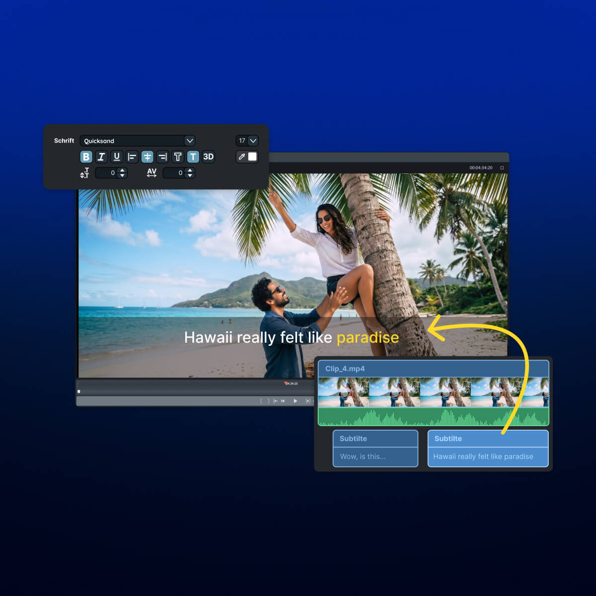 MAGIX Video deluxe Ultimate 2027 - Voiceovers and subtitles