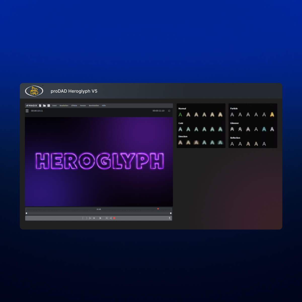 MAGIX Video deluxe Ultimate 2027 - Heroglyph