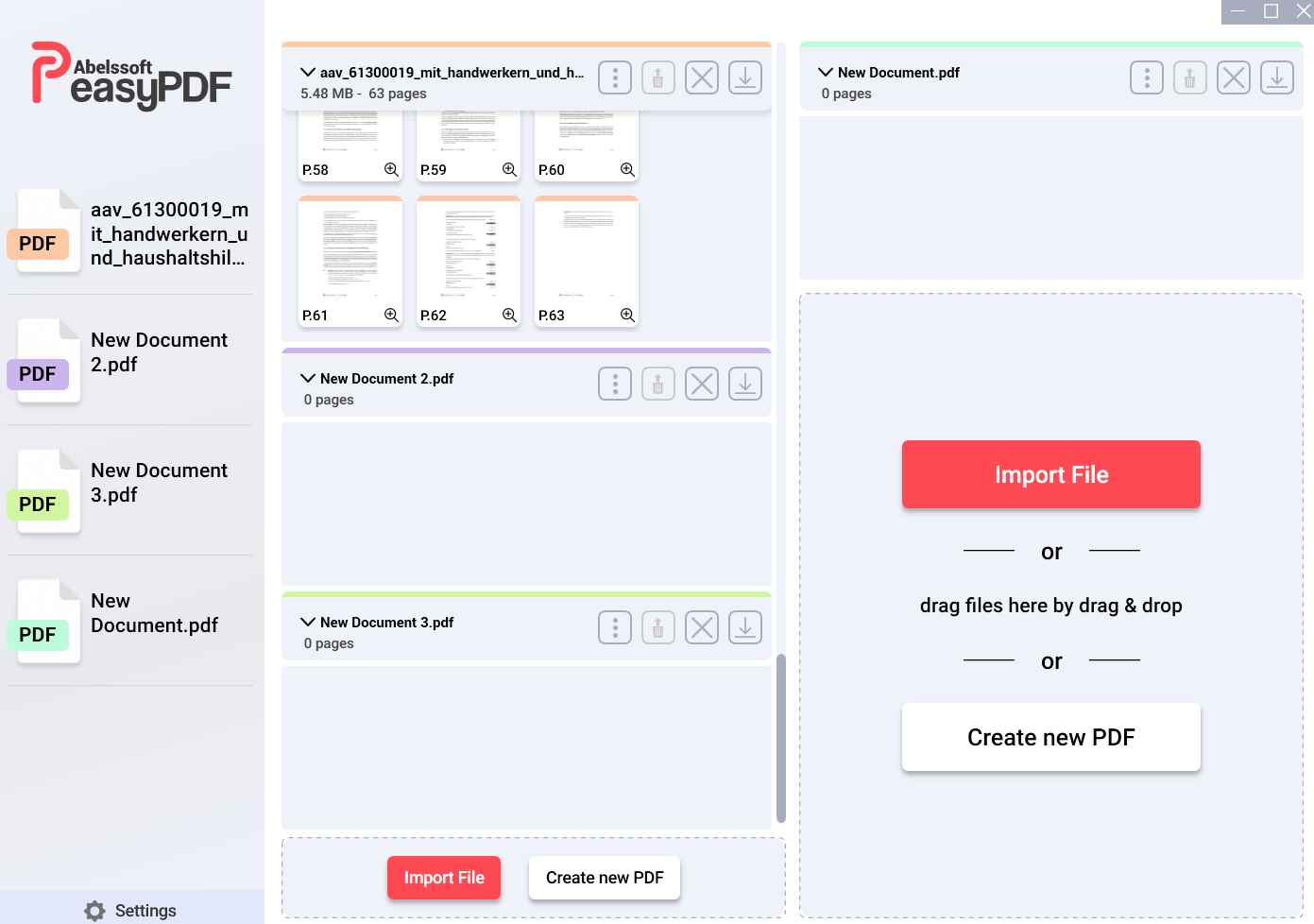 Easy PDF 2024 - Import File 