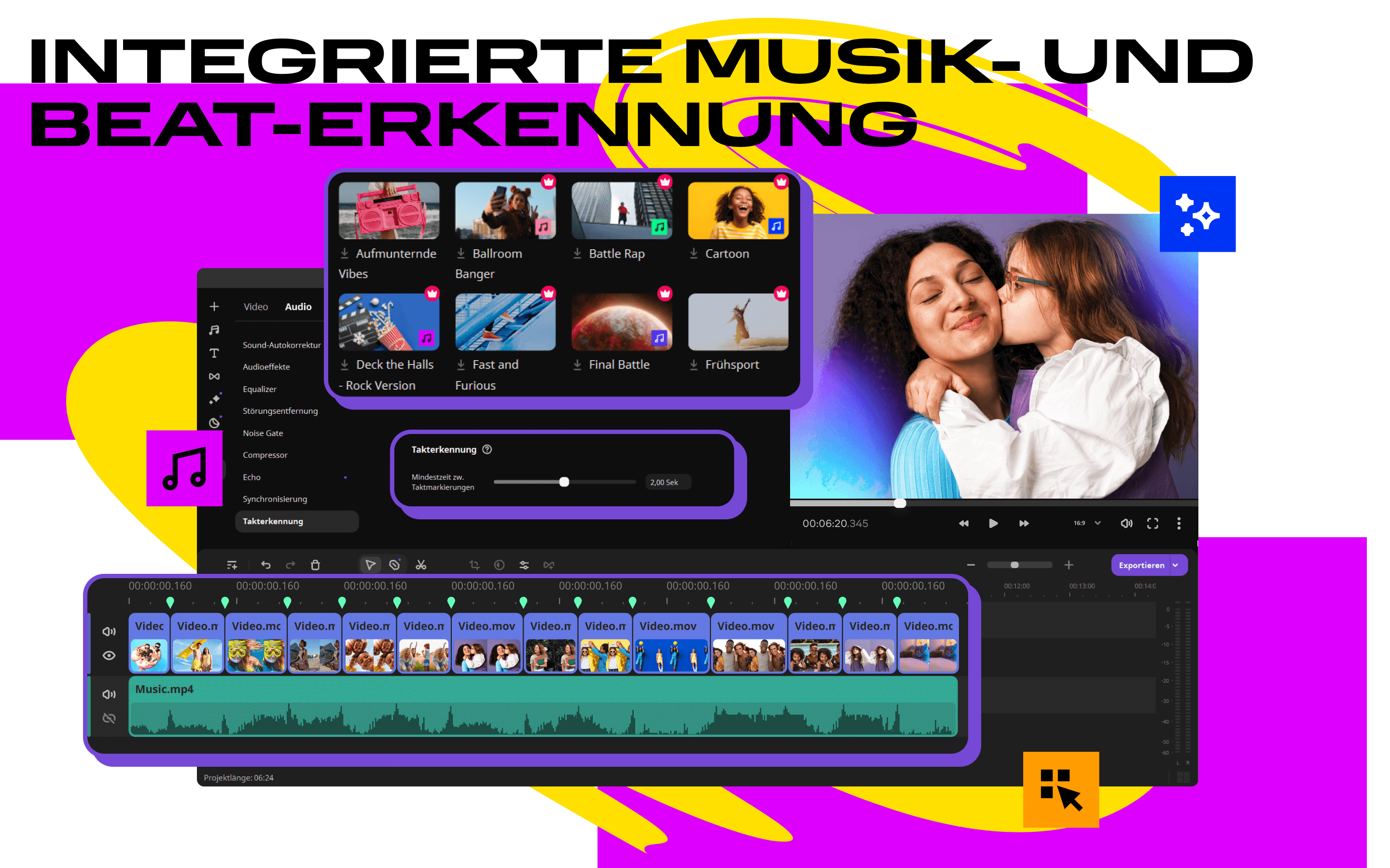 Movavi Slideshow Maker - Musik 