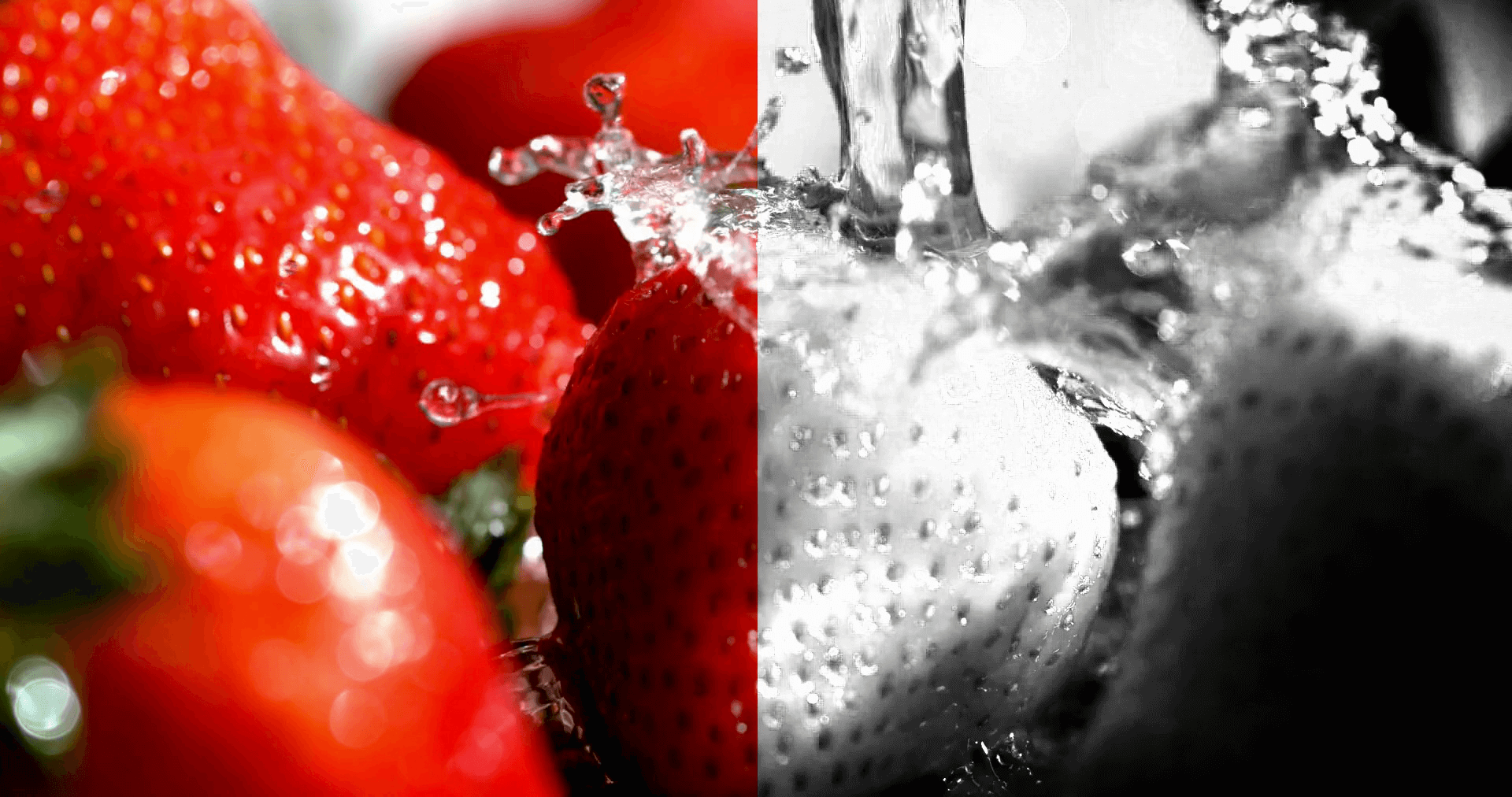 BLACK & WHITE Video #1 professional - Strawberry