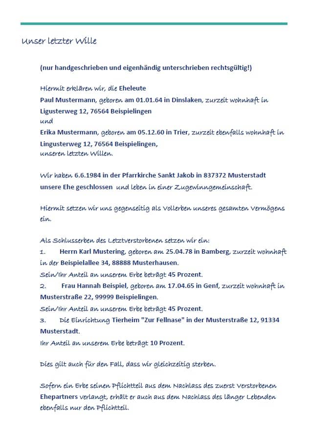Das ultimative Vorsorgepaket 2025 - Letzter Wille 