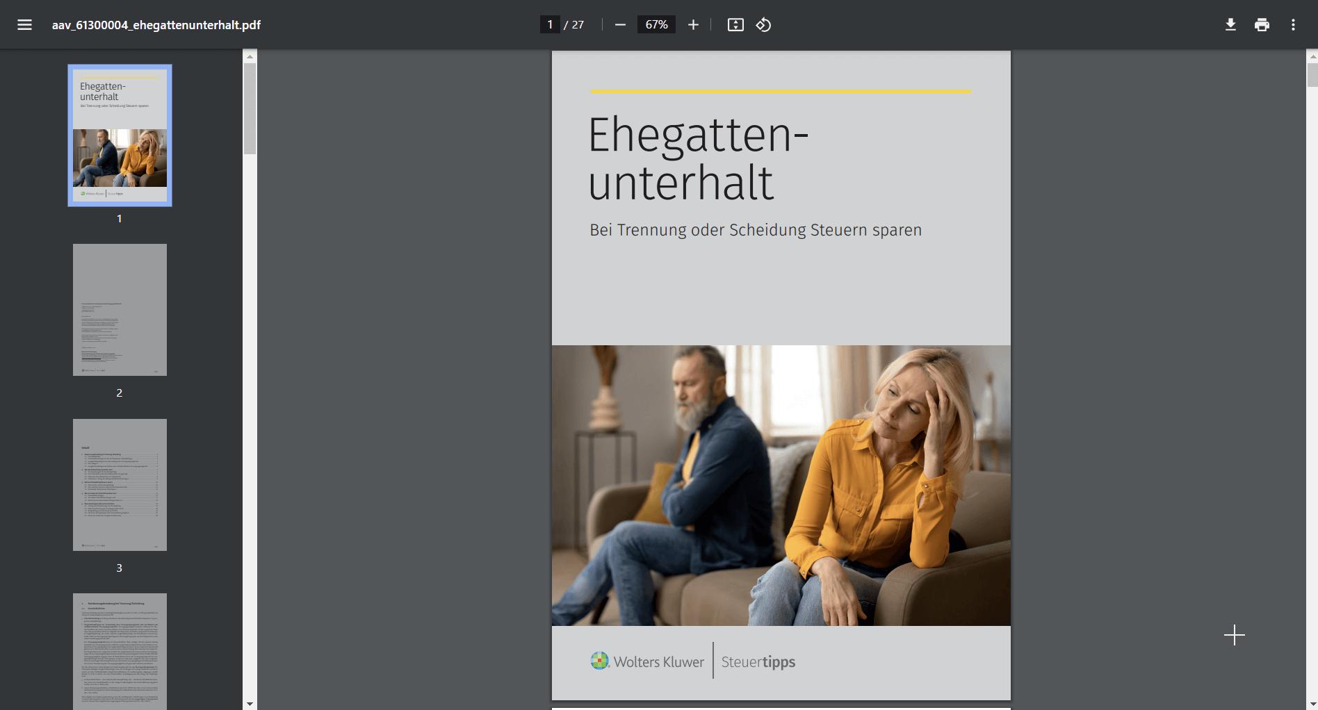 Ehegattenunterhalt - ebook