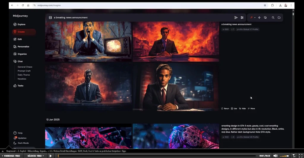 Midjourney Video Training