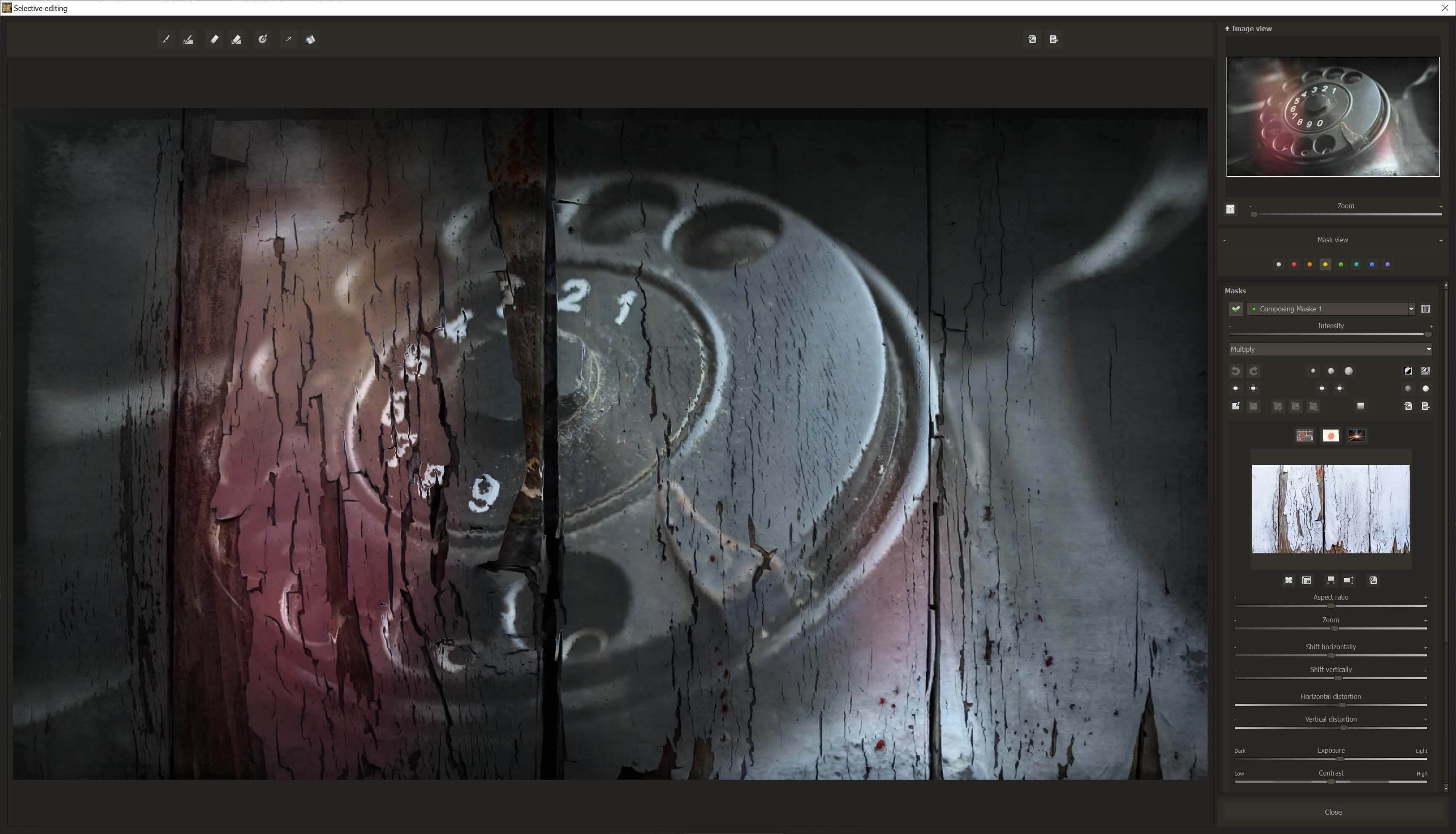 ANALOG Video #2 professional - Selective layer