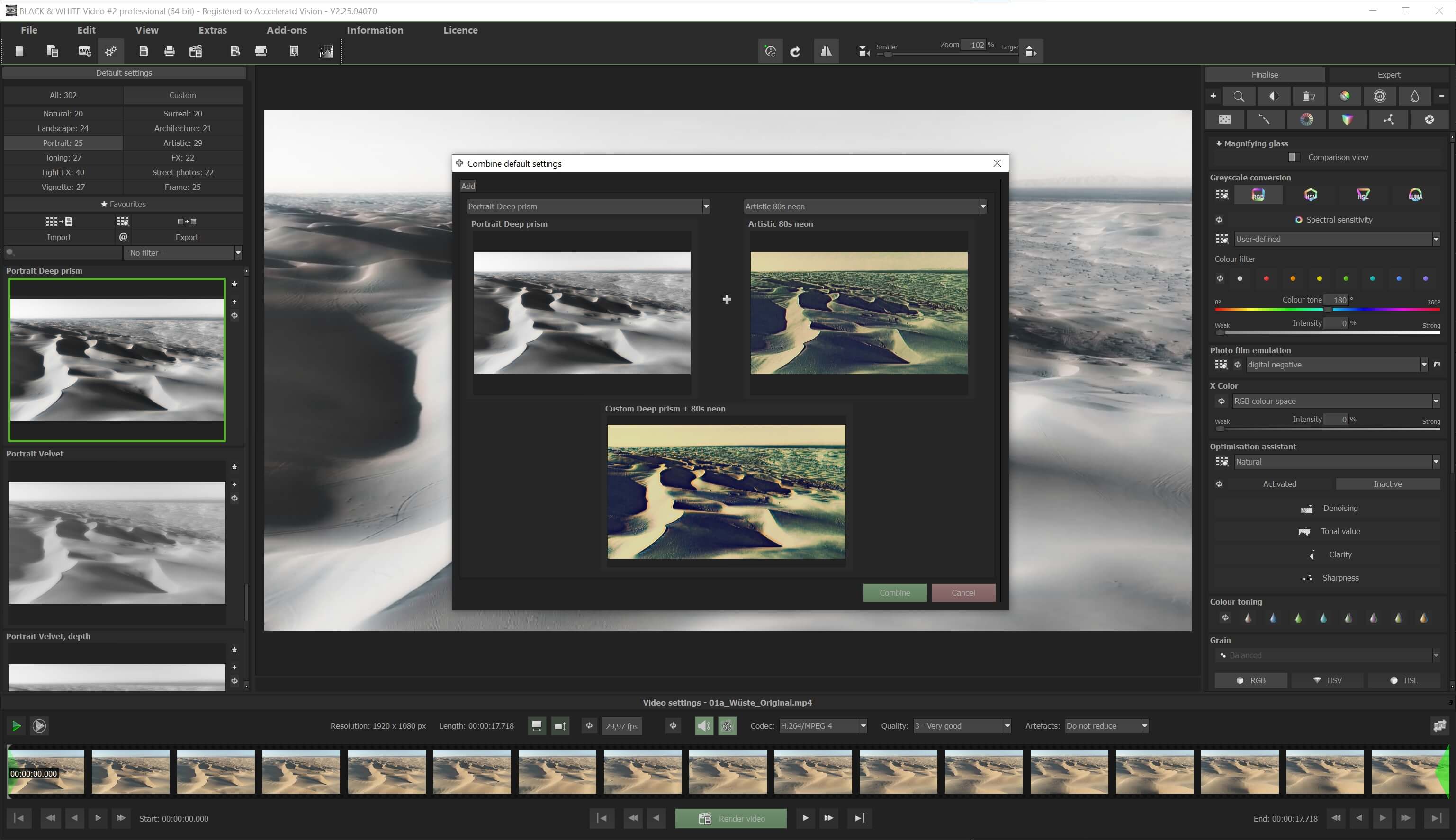 BLACK & WHITE Video #2 - Preset combiner