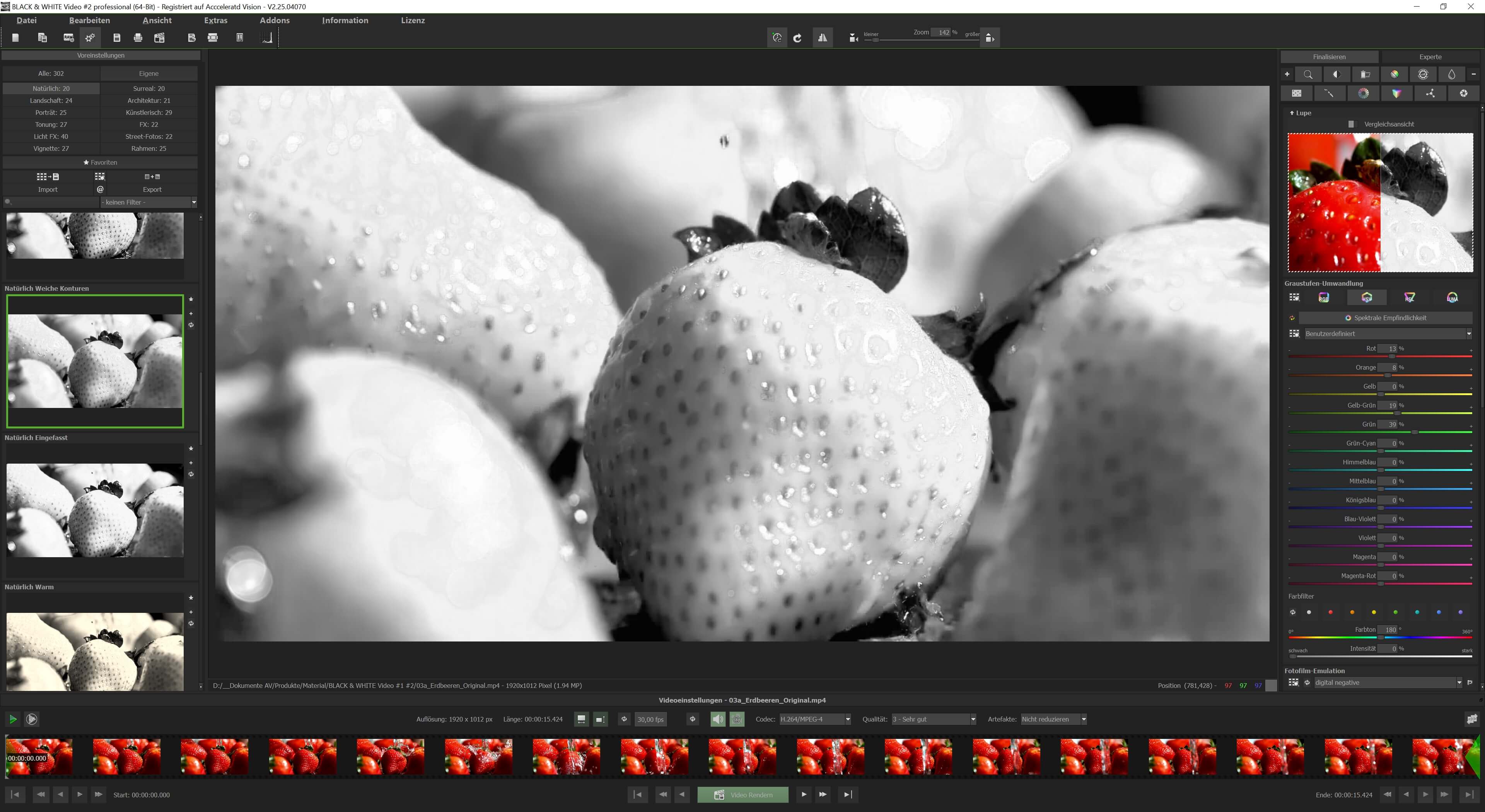 BLACK & WHITE Video #2 - Grau 