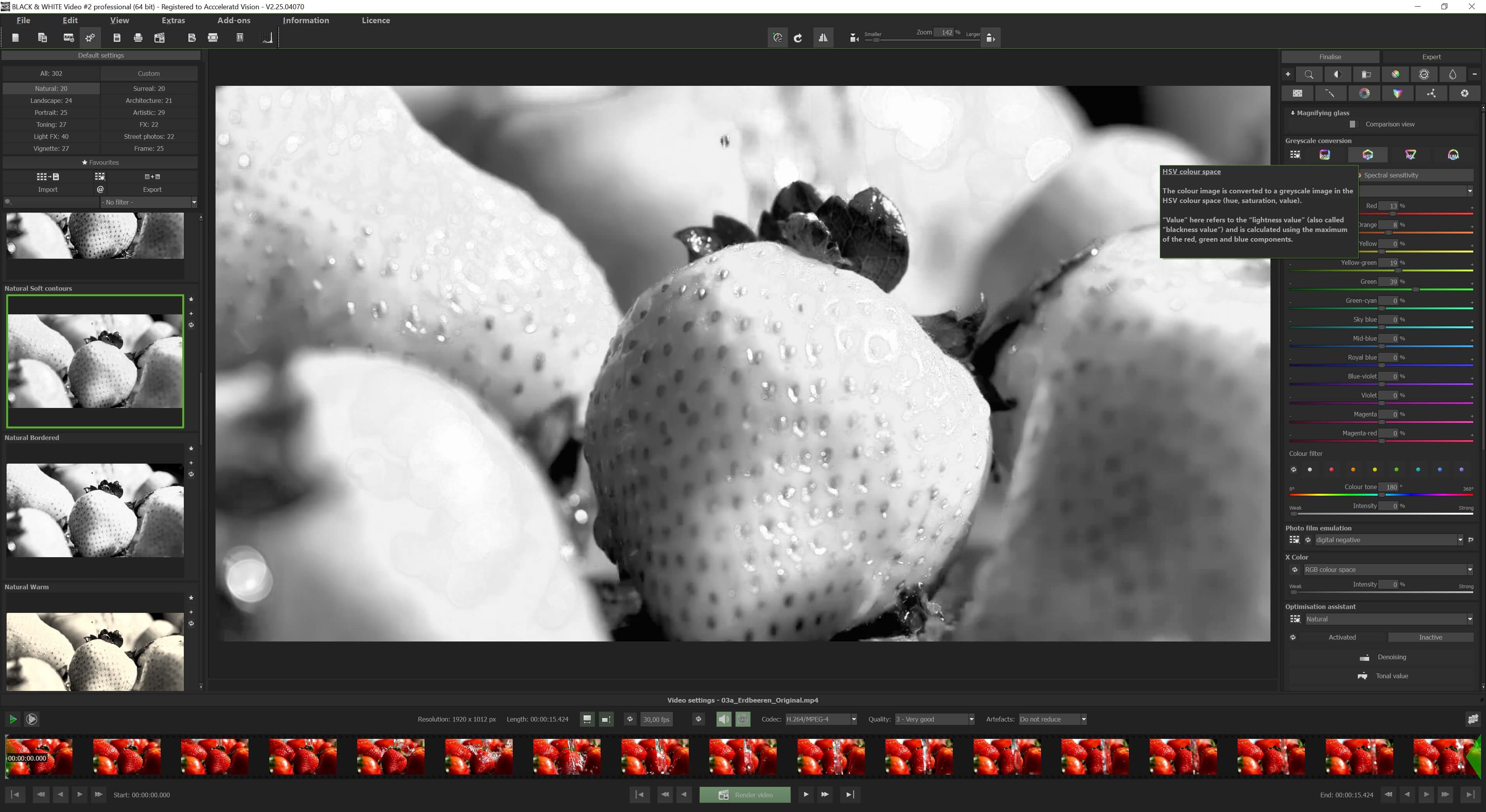 BLACK & WHITE Video #2 - Grey conversion