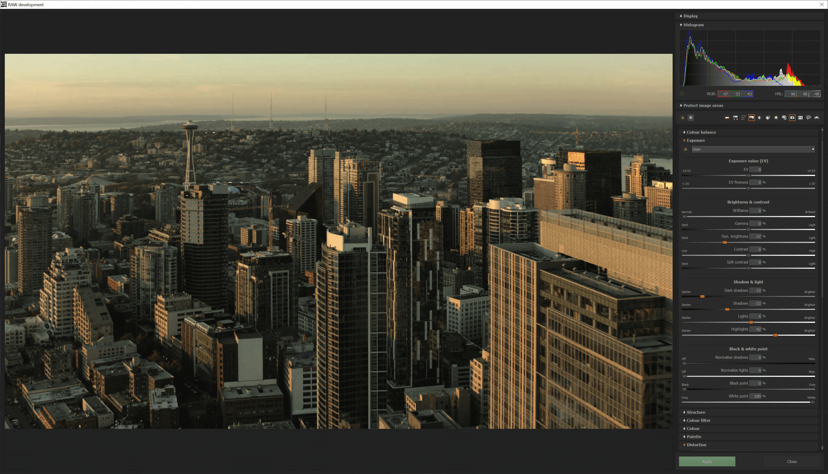 BLACK & WHITE Video #2 professional - Raw module