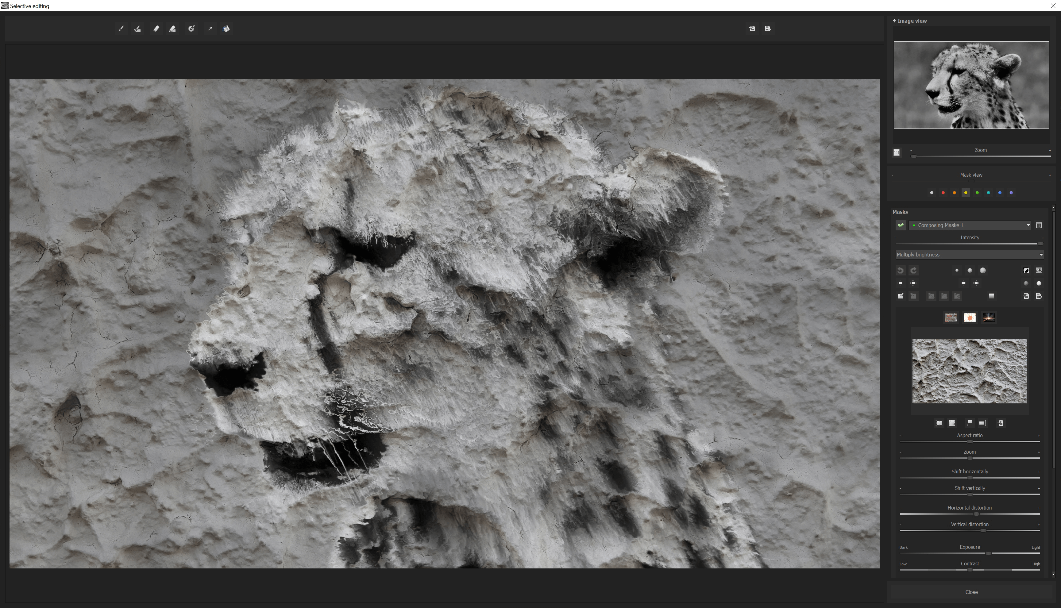 BLACK & WHITE Video #2 professional - Selective layer