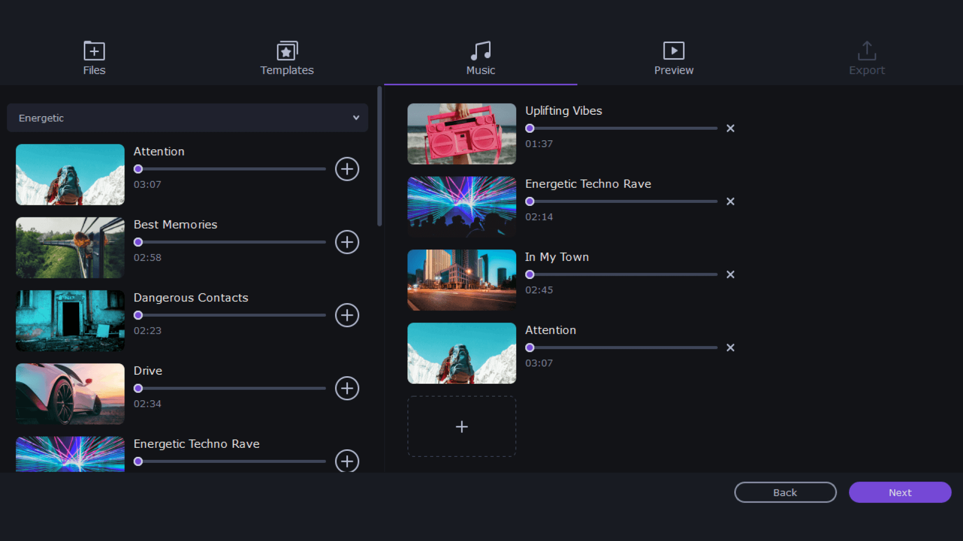 Movavi Slideshow Maker 2025 - Music