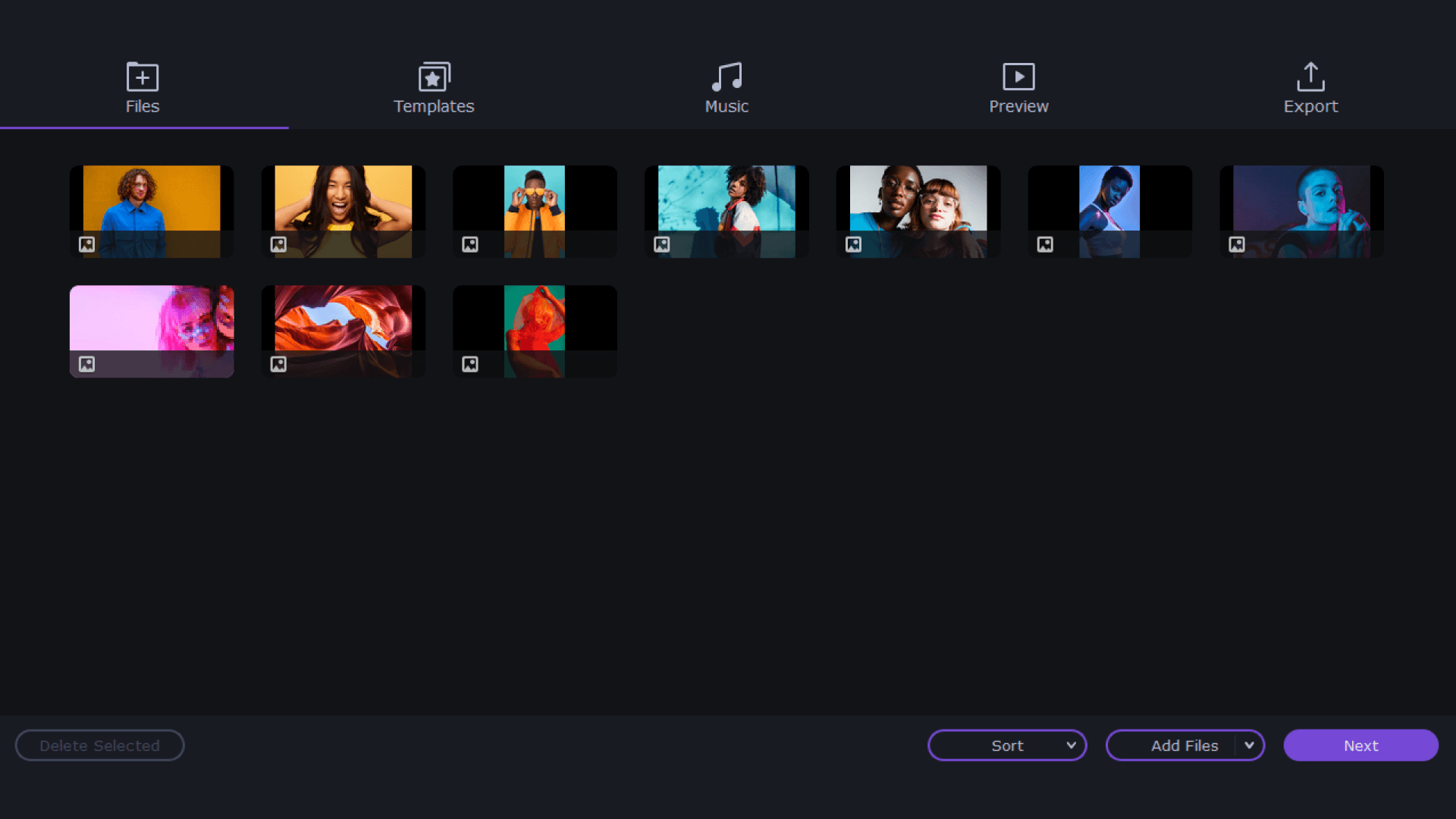 Movavi Slideshow Maker 2025 - Files 