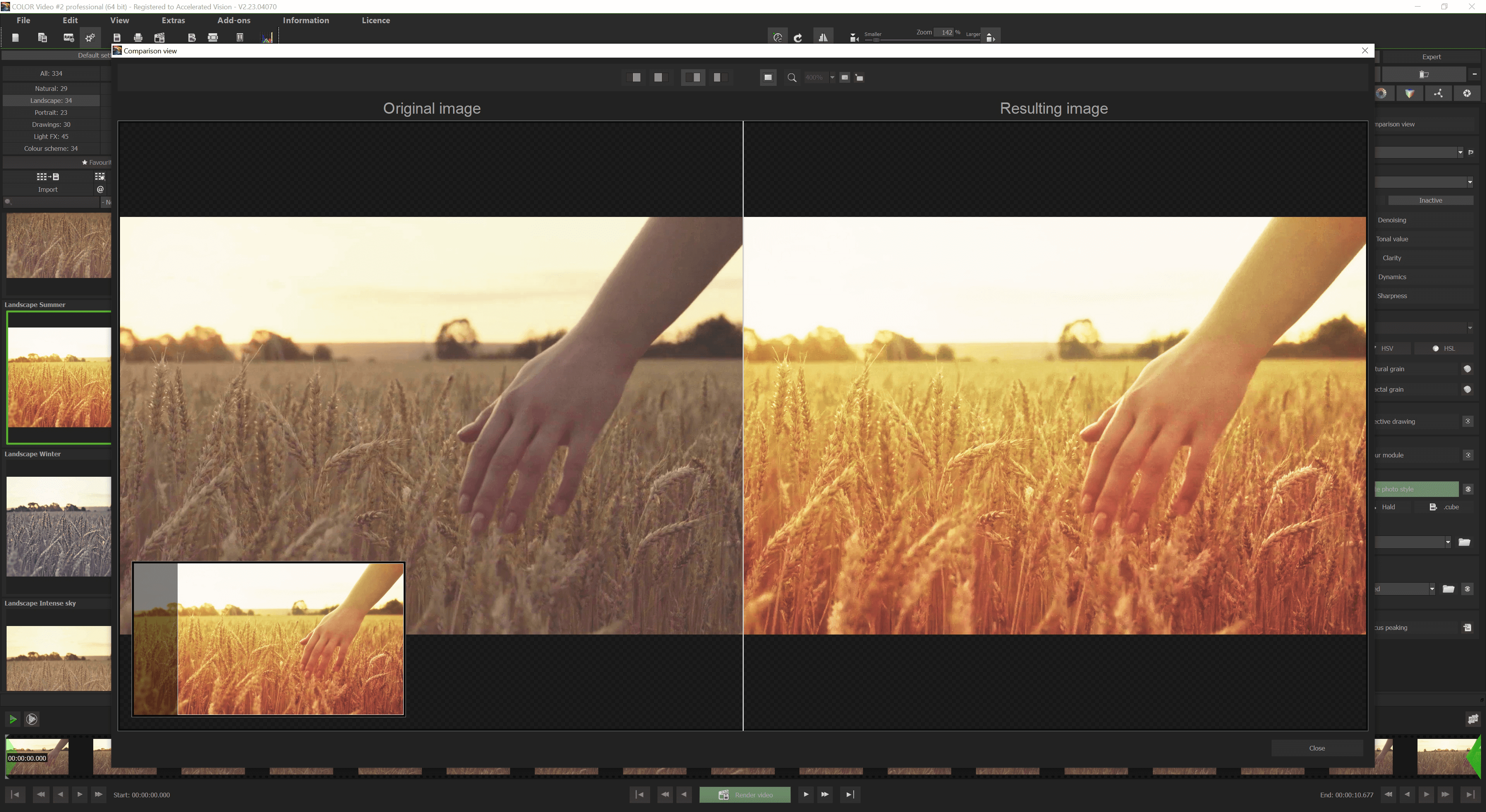 COLOR Video #2 - Compare window 