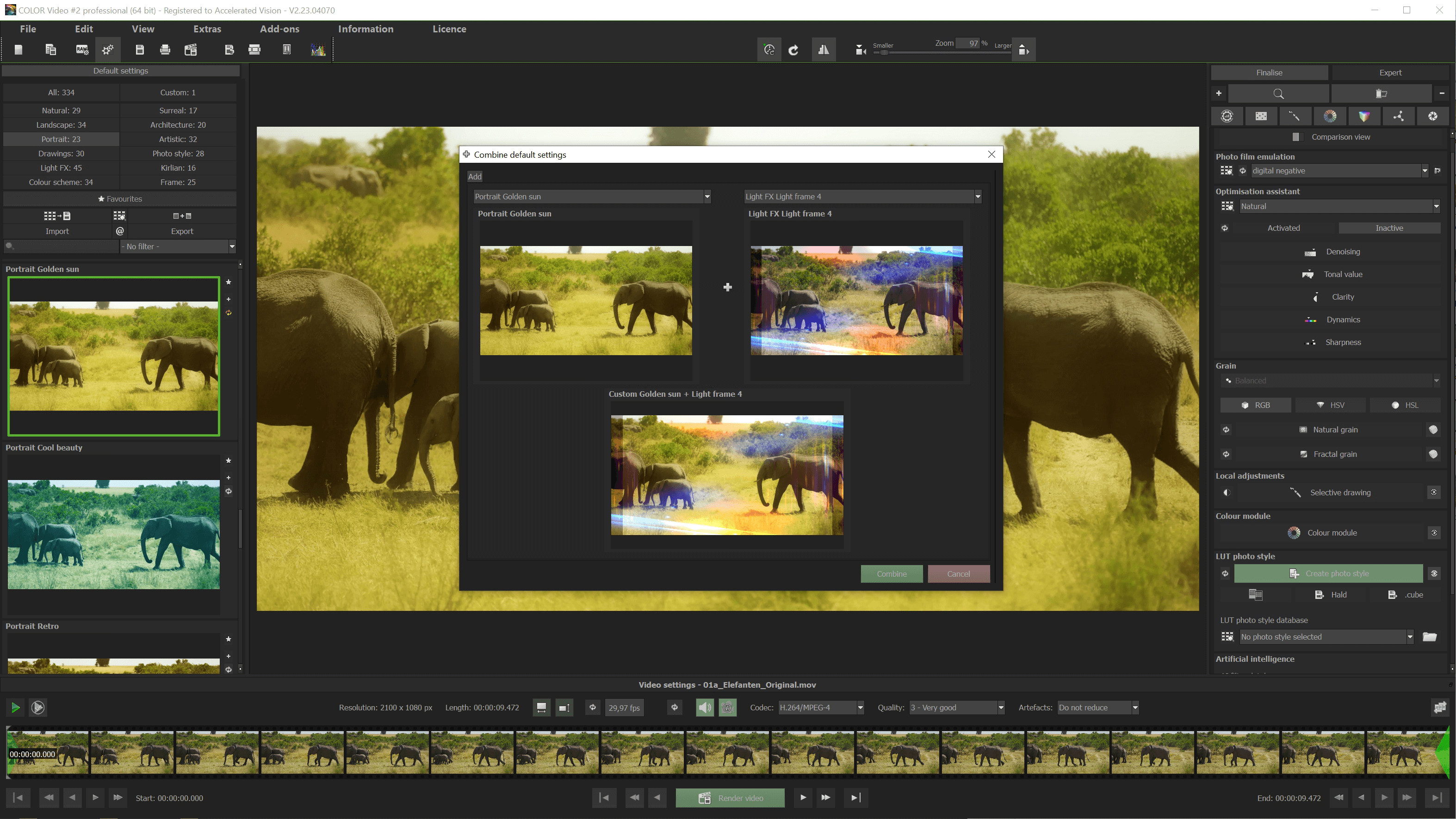 COLOR Video #2 - Preset combiner 