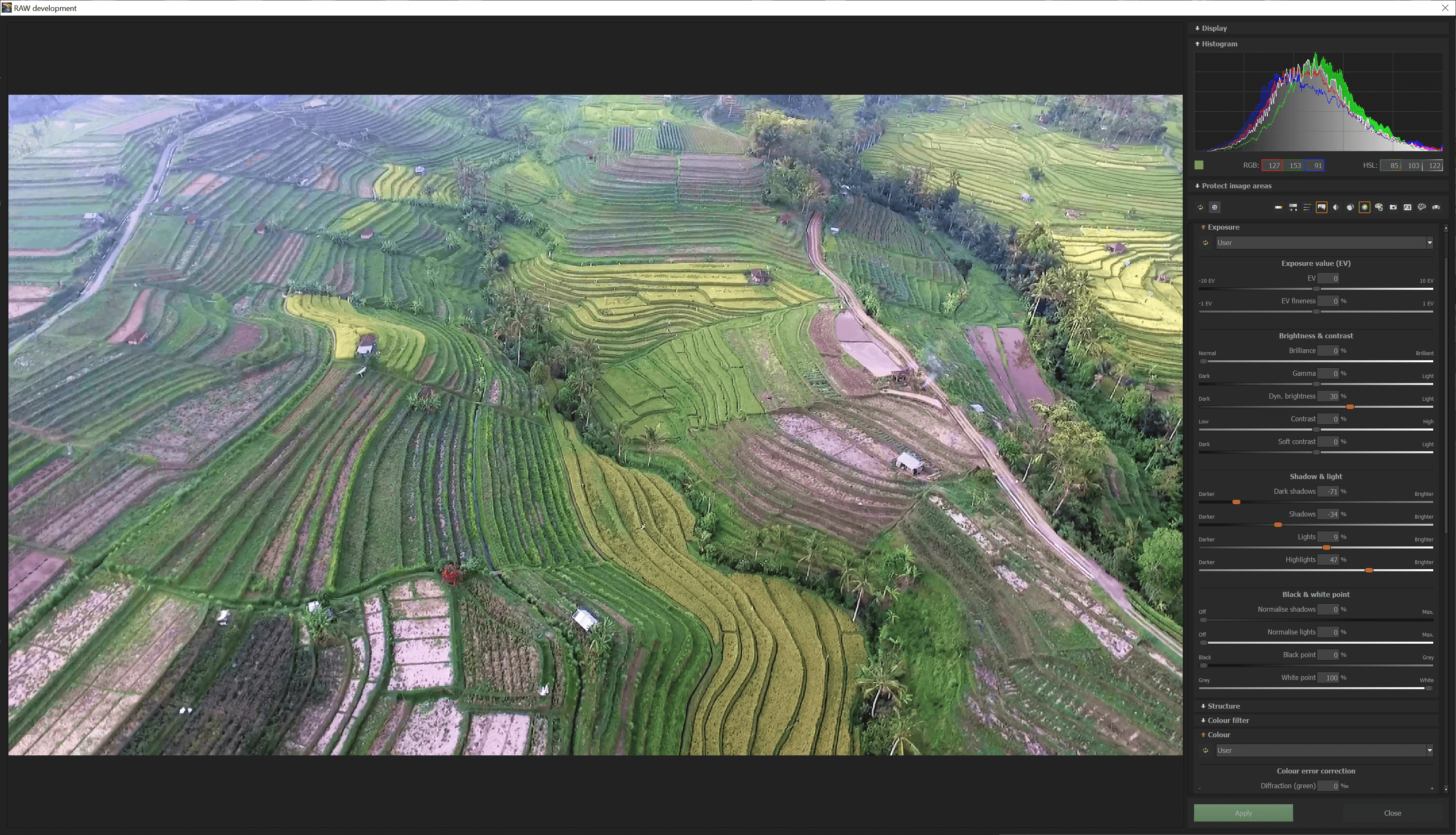 COLOR Video #2 professional - Raw module 