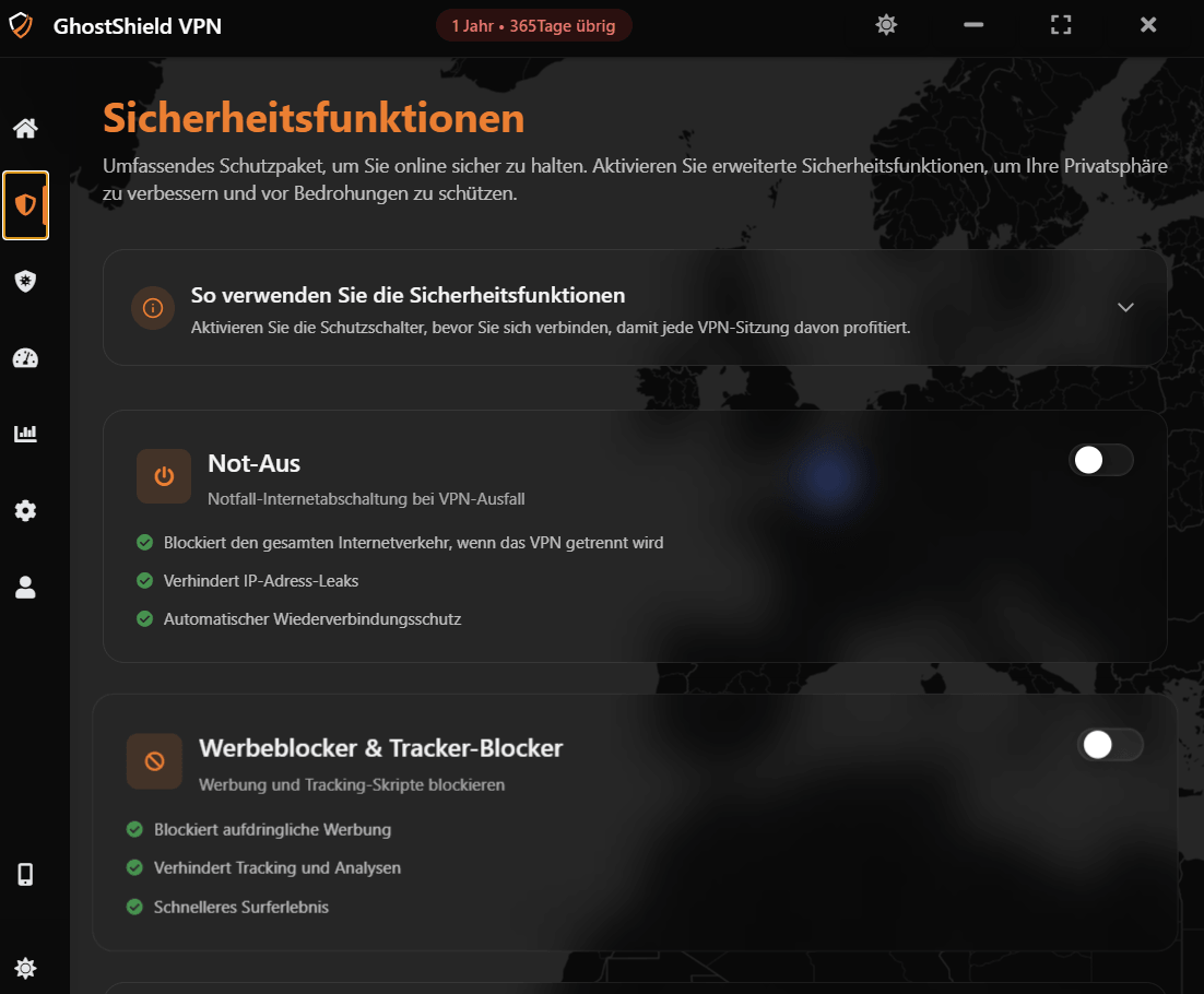Ghostshield.ai - Funktionen