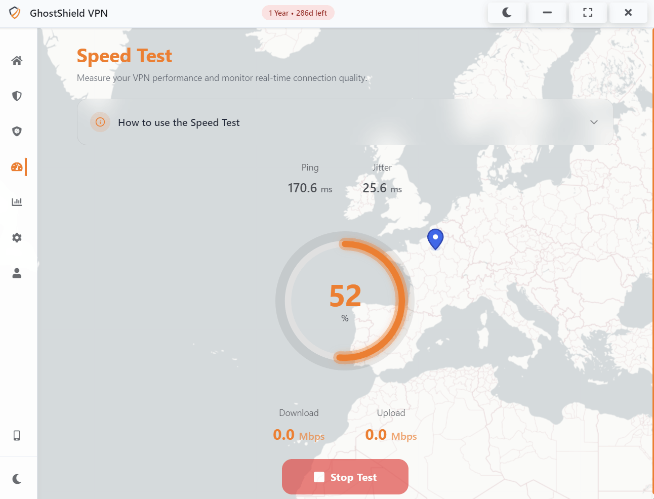 Ghostshield.ai - Speed test