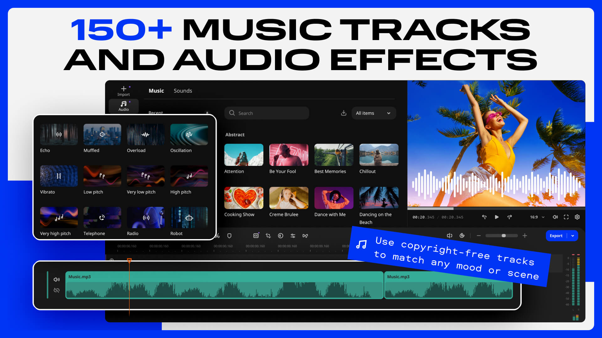 Movavi Video Editor 2026 - Music Tracks