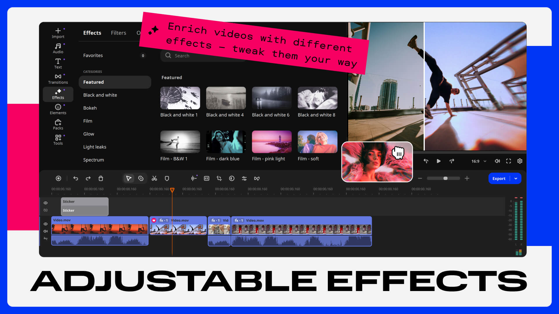Movavi Video Editor 2026 - Video Effects