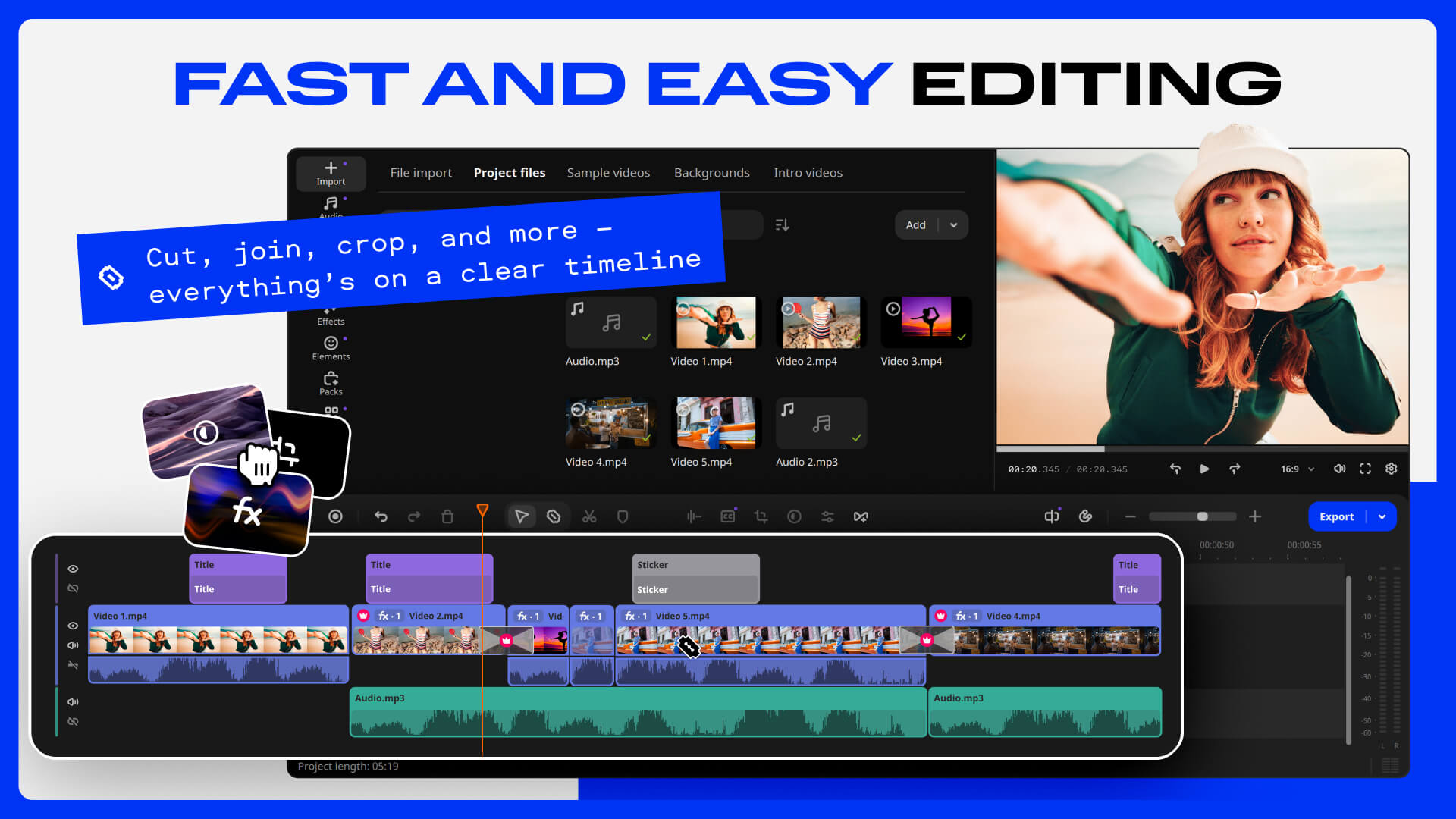 Movavi Video Editor 2026 - Editing