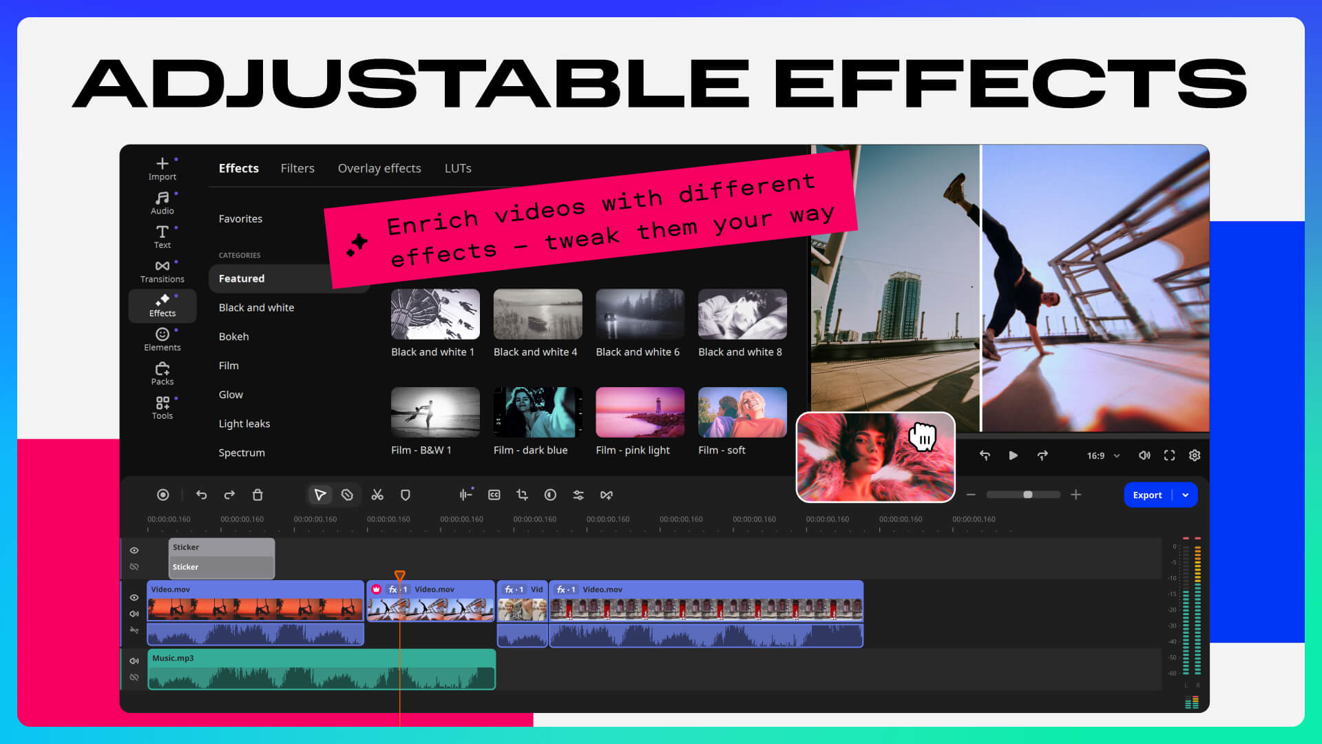 Movavi Video Suite 2026 - Effects