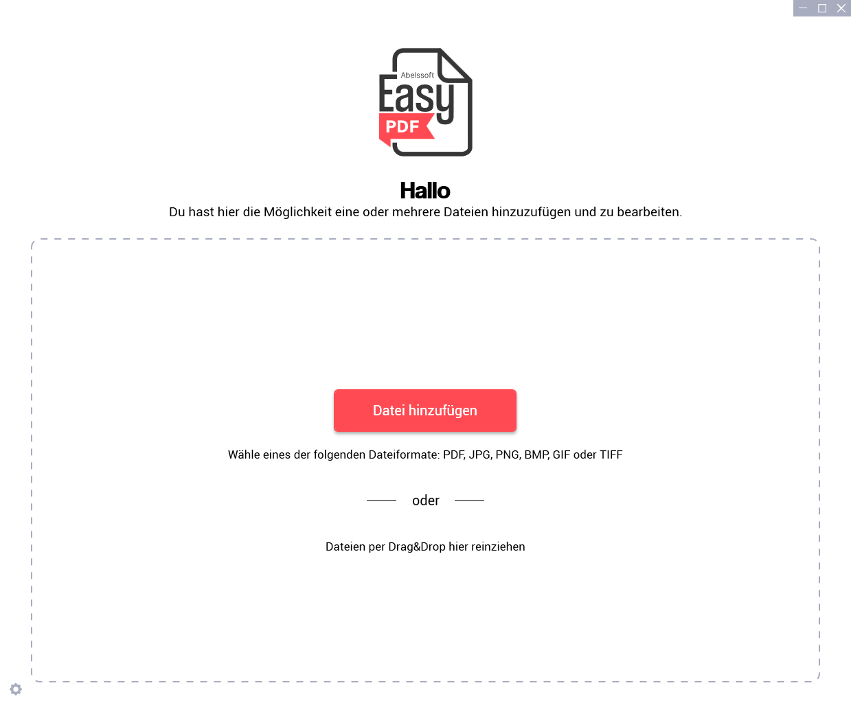 EasyPDF 2026 - Start