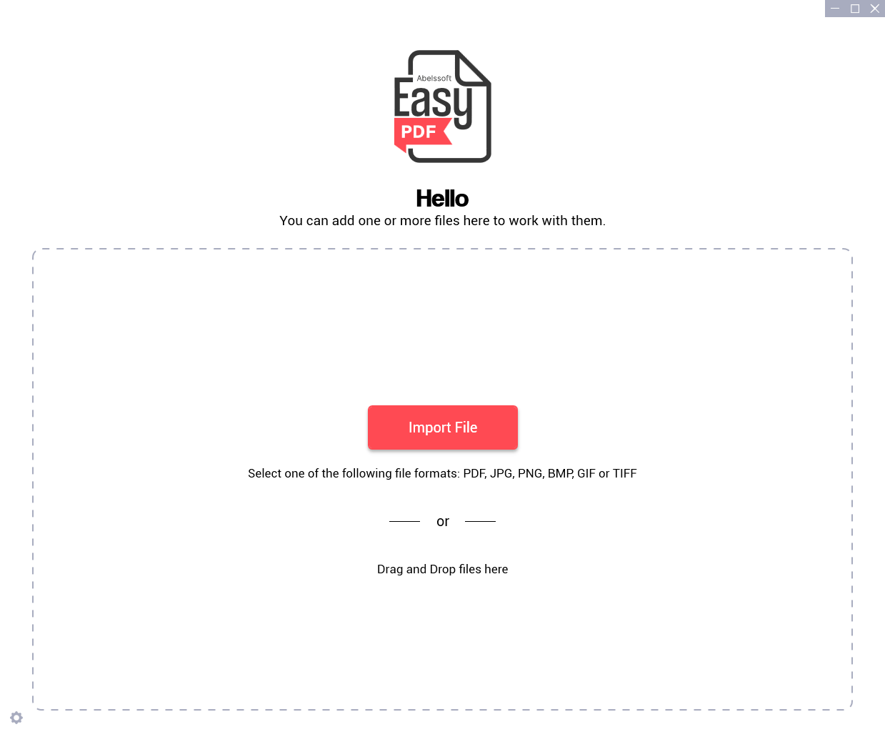 EasyPDF 2026 - Start