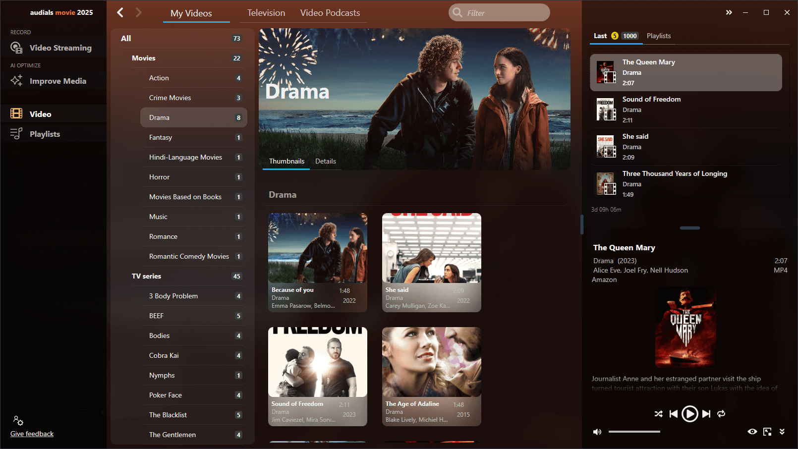 Audials Movie 2025 - My films 