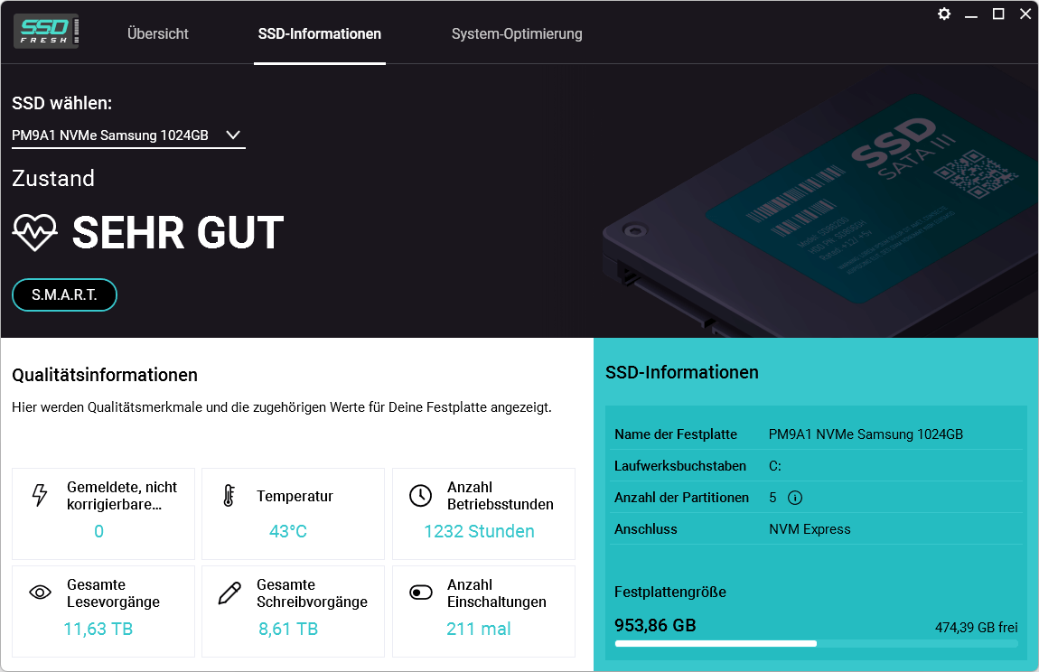 SSD Fresh 2026 - Informationen