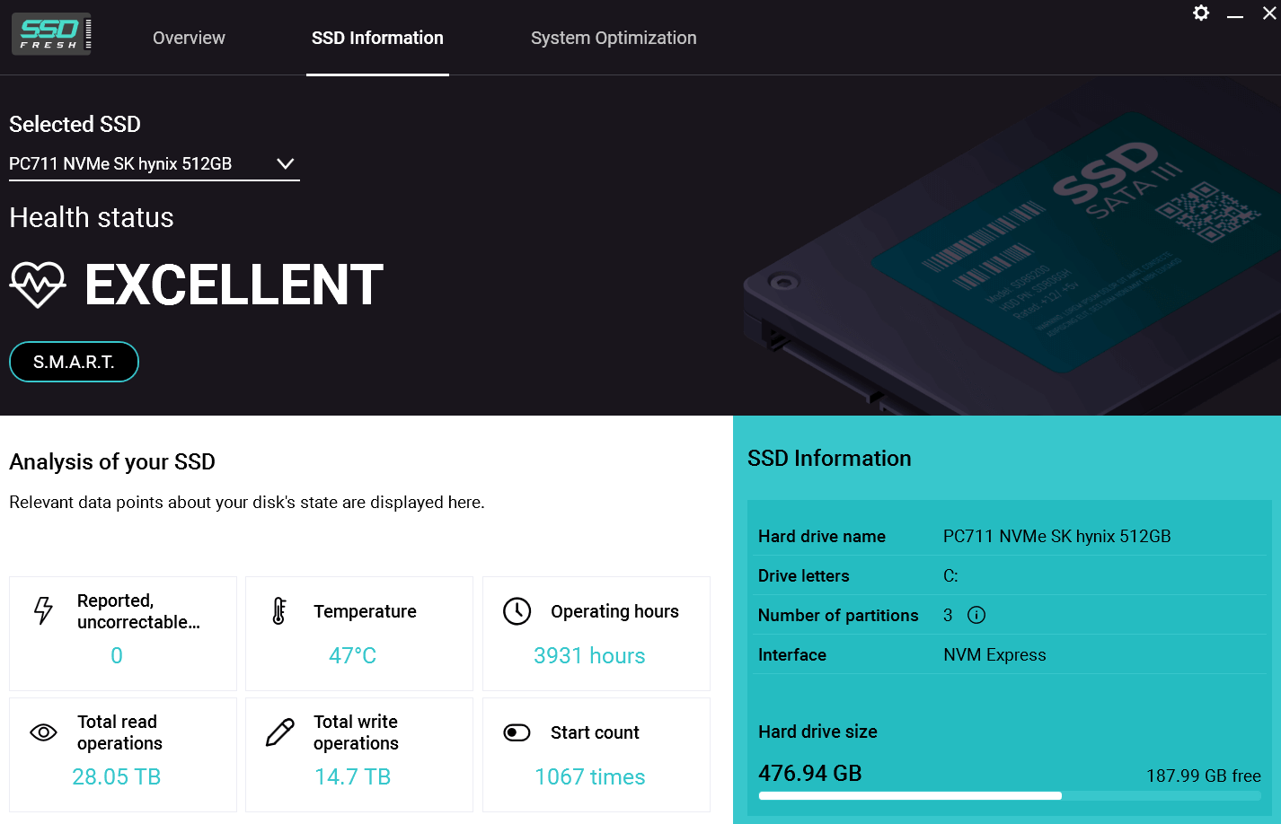 SSD Fresh 2026 - Information