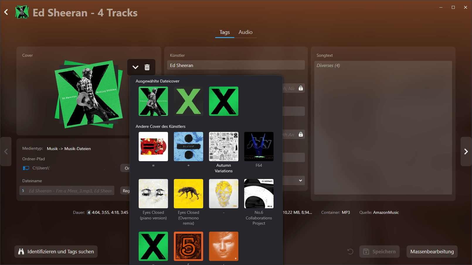 Audials Music 2025 - Tags 