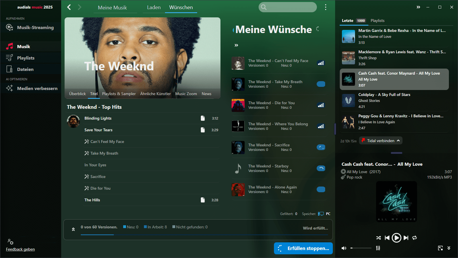 Audials Music 2025 - Musik Wünsche 